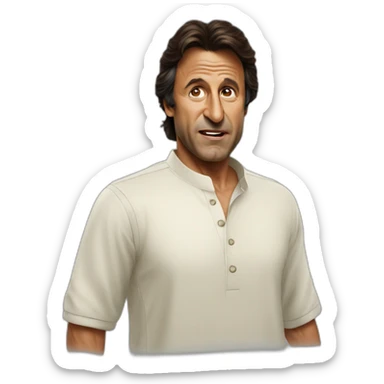 Imran Khan cricket look emoji sticker