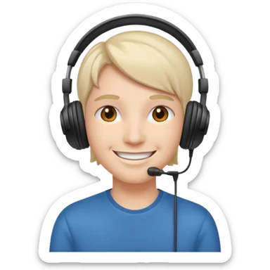 Una carita con audios sticker