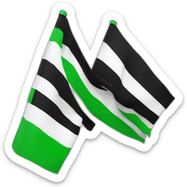 drapeau syrie libre avec les couleur vert blanc noir et 3 etoiule rouge sticker
