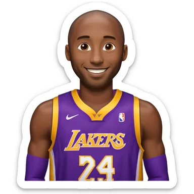 Kobe Bryant Lakers sticker