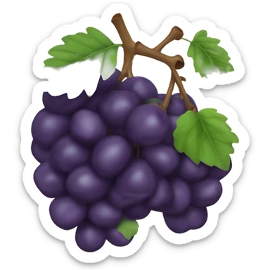 De la cassis (fruit) sticker