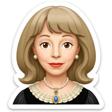 Frances de la Tour is madame maxime in harry potter sticker