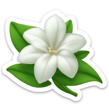 jasmine flower sticker