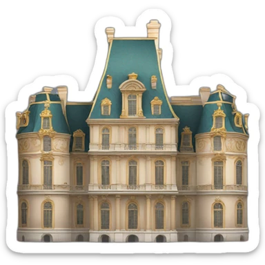 french castle of Versailles sticker