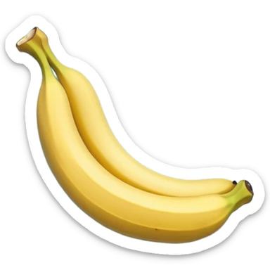 banane dans moule sans coquille sticker