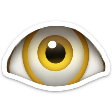 🙄 this emoji but its eyes is facing side ways so it looks like its side eyeing  sticker