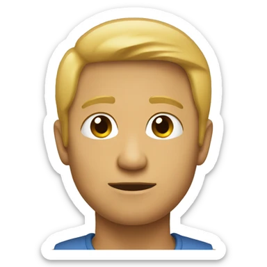 minimal emoji generic avatar sticker
