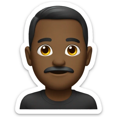 lazo negro de luto sticker