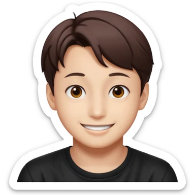 emoji of junkook sticker