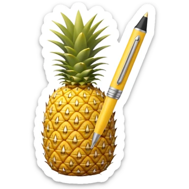 PineappleApplePen sticker