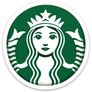 Starbucks logo but not sticker