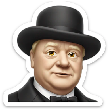 Winstong Churchill sticker