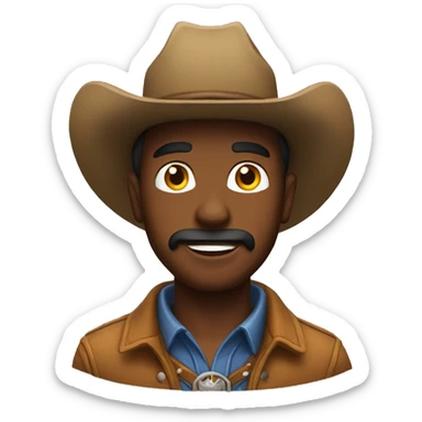 Cowboy sticker