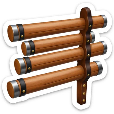 two police truncheon sticker