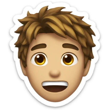 Garen Mouth Open sticker