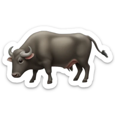 water buffalo sticker