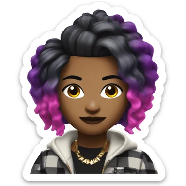 baddie Roblox preppy sticker