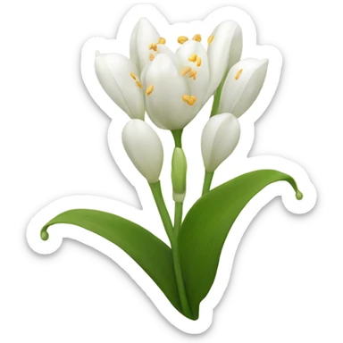 Lily of the valey sticker