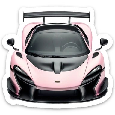 Pastel Pink McLaren Senna sticker