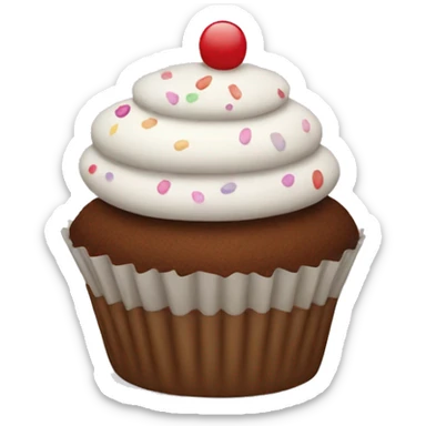 Cupcake sticker