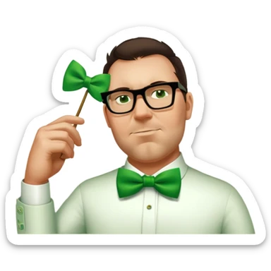 Stylish Leprechaun sticker