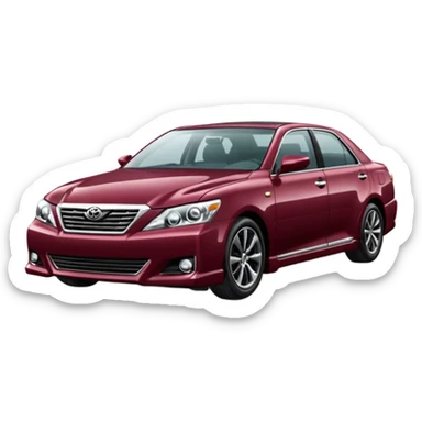 Car toyota mark 2 100 burgundy color sticker