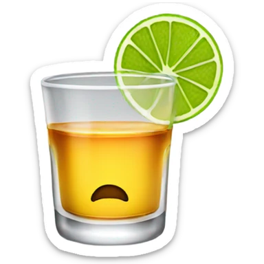 tequila shot sticker