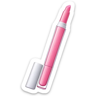 pink lip gloss tube sticker