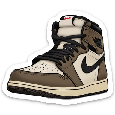 Nike Air Jordan 1 Travis Scott sticker