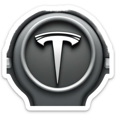 Tesla logo sticker