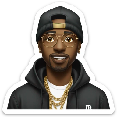 Rappers drip  sticker