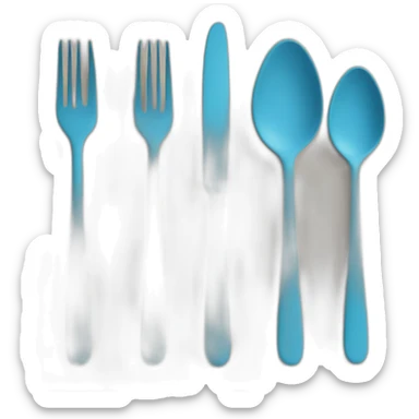 cutlery-kitchen-blue sticker