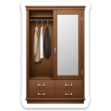 wardrobe modern closed mirror door sticker