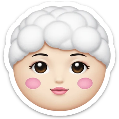 Makeup Powder Puff sticker