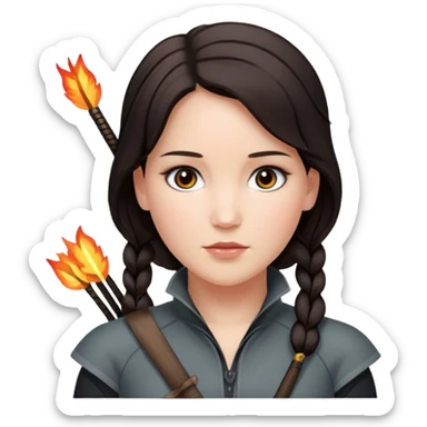 Katniss everdeen  sticker