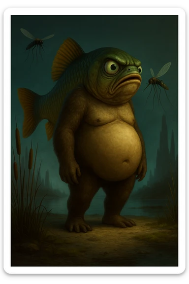 Change the expression to angry, keeping the style and details the same. sticker