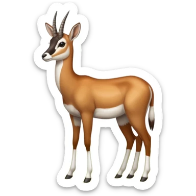 a south african springbok sticker