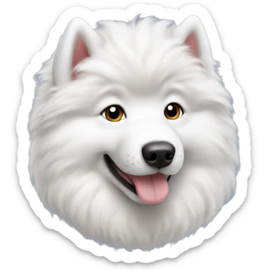 samoyed puppy sticker