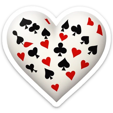 Cheats heart sticker