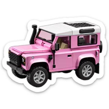 lego-land-rover-defender-pink sticker