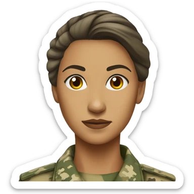 Marine corps girl sticker