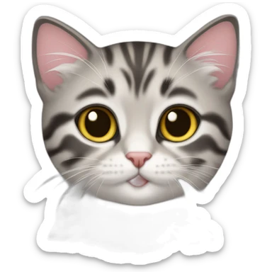 chaton informaticien sticker