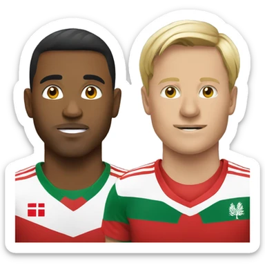 Denmark vs Bangladesh sticker