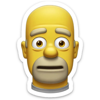 Homer Simpson Algérien sticker