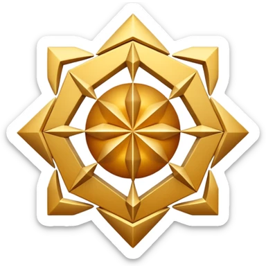 The Geo Element’s Insignia Logo symbol  sticker