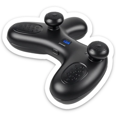 Electric back massager sticker