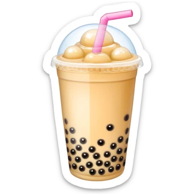 bubble tea sticker