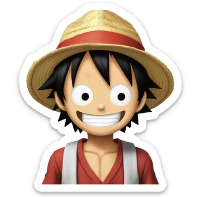 monkey d. luffy sticker