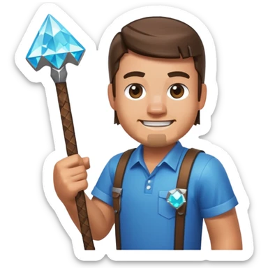 Steve Minecraft sticker