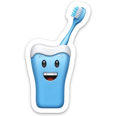 toothbrush sticker